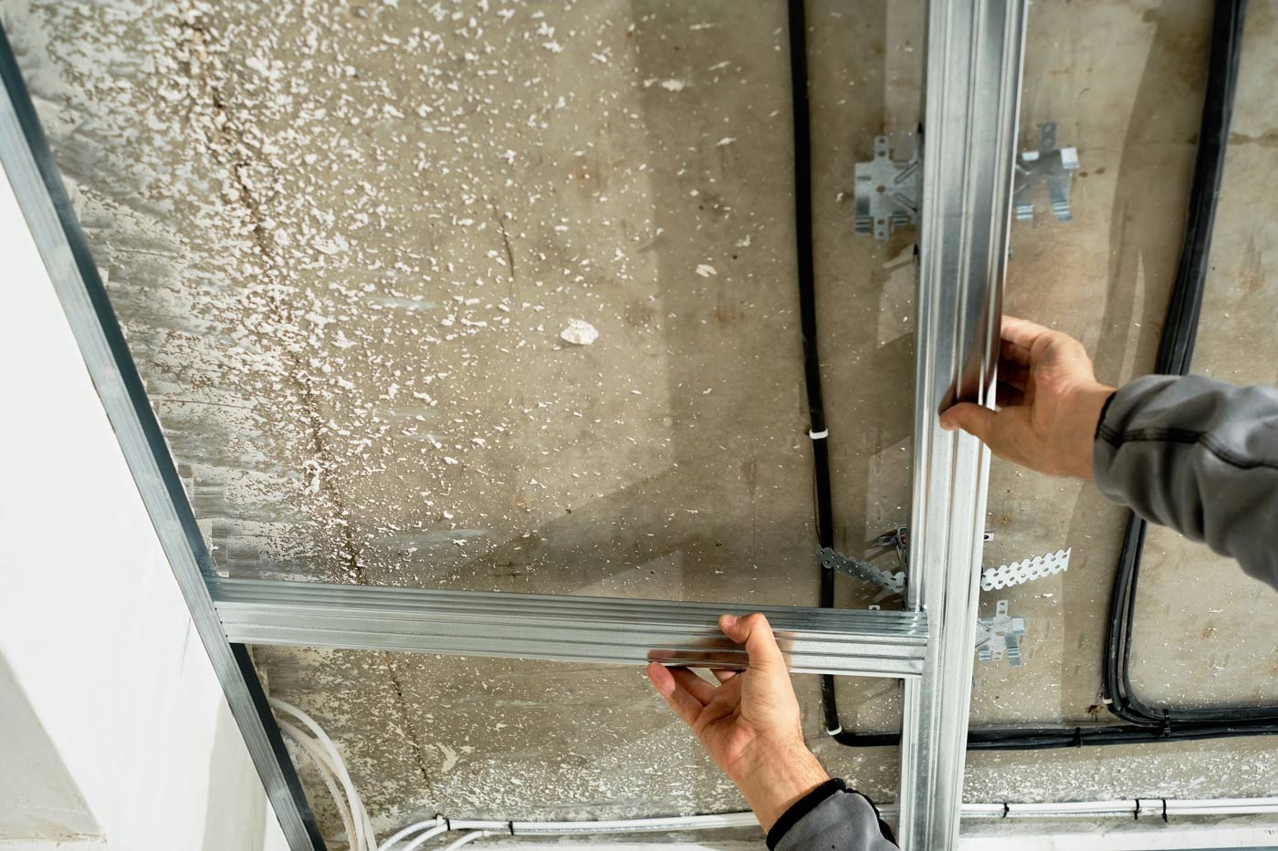 Rénovation intérieure avec cloisons en placo